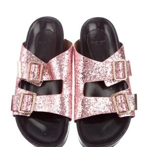 Givenchy Pink Sandals with Glitter Finish